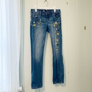 Kut from the Kloth Embroidered Cropped Catherine Boyfriend Jean / 2